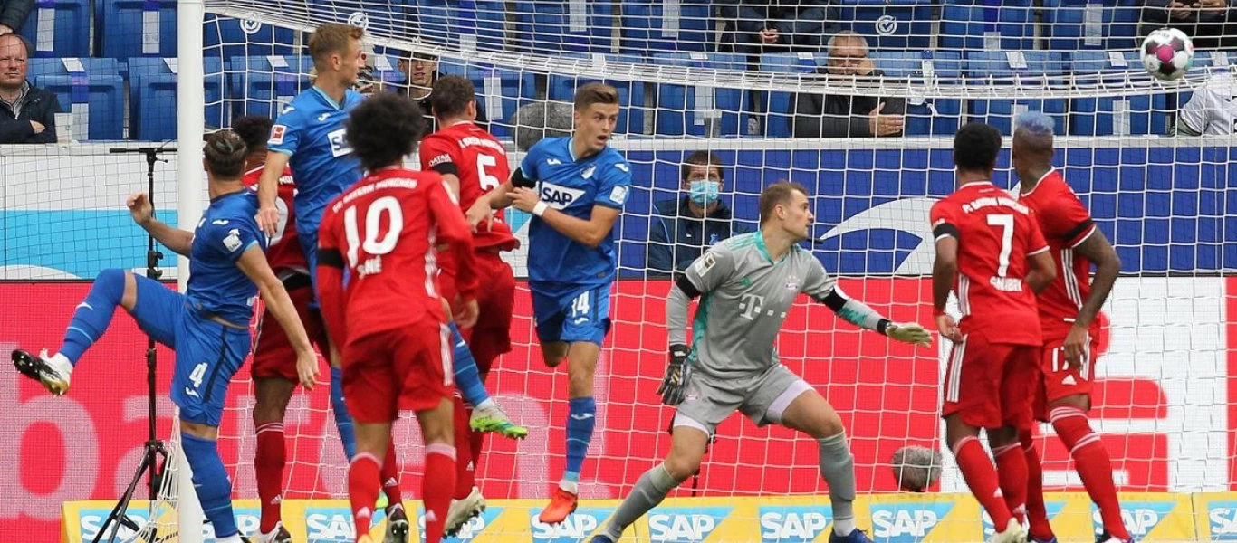 «Σφαλιάρα» για την πρωταθλήτρια Ευρώπης: Η Χόφενχαϊμ κέρδισε με 4-1 την Μπάγερν Μονάχου!